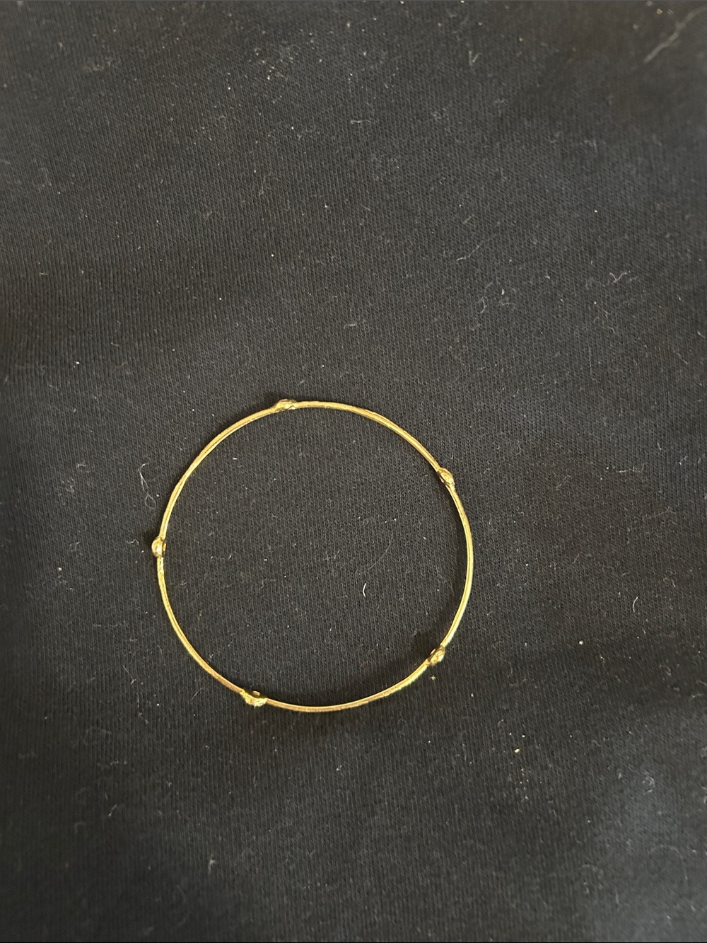 Helen Ficalora Gold Bracelet with 5 Diamonds - Picture 6 of 13